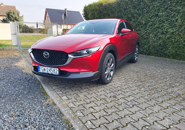 Mazda CX-30 cena 99500 przebieg: 35504, rok produkcji 2021 z Lubliniec małe 79